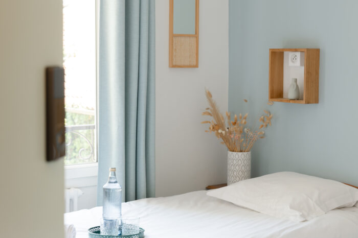 Chambre Twin à l'Hôtel Bistrot Fine à Anglet